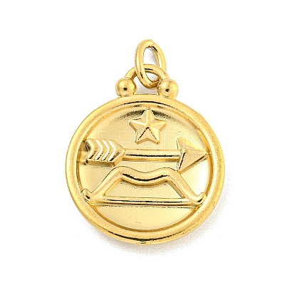 304 Stainless Steel Pendants Rhinestone Settings STAS-O009-01I-G-1