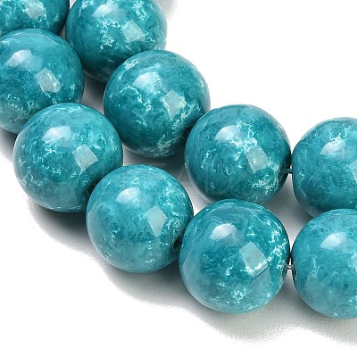Baking Paint Glass Beads Strands GL-CBA8F4B-02D-1