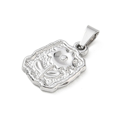 304 Stainless Steel Pendants SA-CBA34D4-03D-P-1