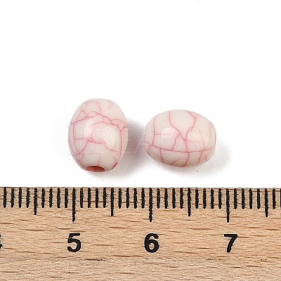 Acrylic Imitation Turquoise Beads OACR-S047-15-1
