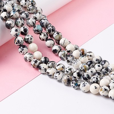 Assembled Synthetic Gemstone Beads Strands G-K317-A01-1