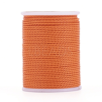 Round Waxed Polyester Cord X-YC-G006-01-1.0mm-07-1