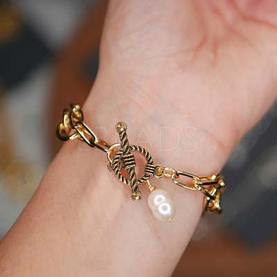 150Pcs Tibetan Style Alloy Toggle Clasps FIND-GO0002-99AB-1