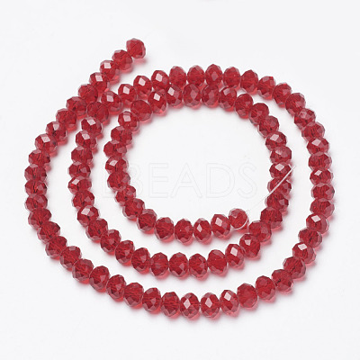 Glass Beads Strands EGLA-A034-T8mm-D07-1