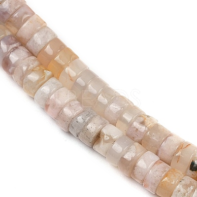 Natural Cherry Blossom Agate Beads Strands G-U029-C01-1