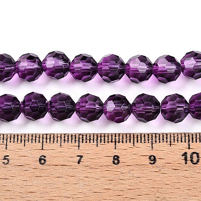 Baking Paint Transparent Glass Beads X1-DGLA-A035-T8mm-A09-1