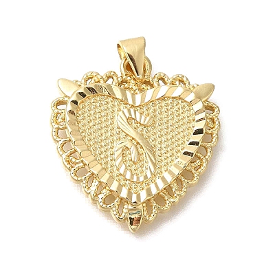 Rack Plating Brass Pendants KK-I722-09G-S-1