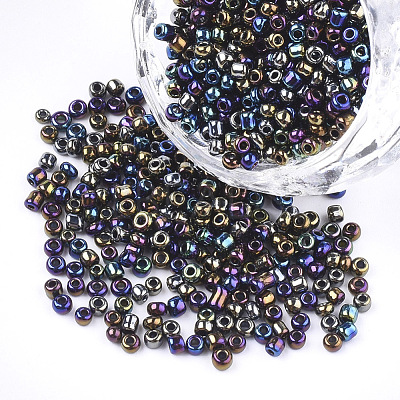 Opaque 8/0 Glass Seed Beads SEED-S023-01B-09-1