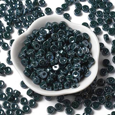 Opaque Colours Luster Glass Seed Beads SEED-E001-P3x6mm-A04-1