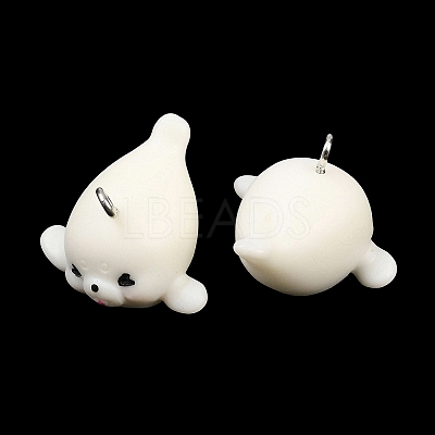 Marine Series Opaque Resin Pendants RESI-XCP0002-42C-1