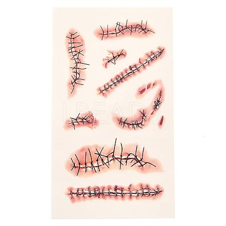 27Pcs Removable Scar Temporary Tattoos DIY-SP0005-66A-1