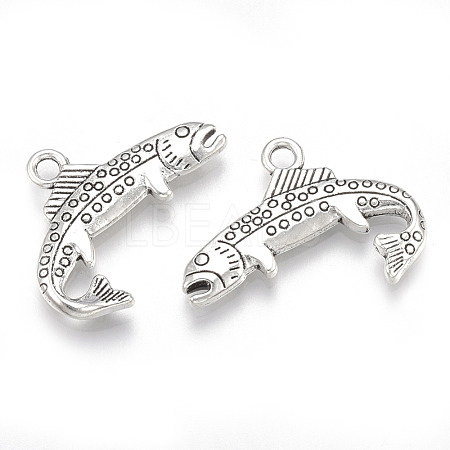 Tibetan Style Alloy Pendants TIBE-S314-34AS-LF-1