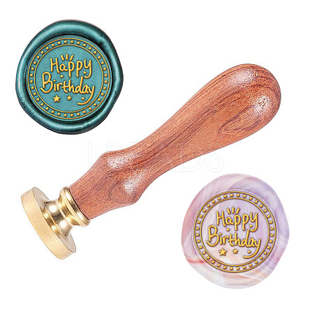 Wax Seal Stamp Set AJEW-WH0208-505-1