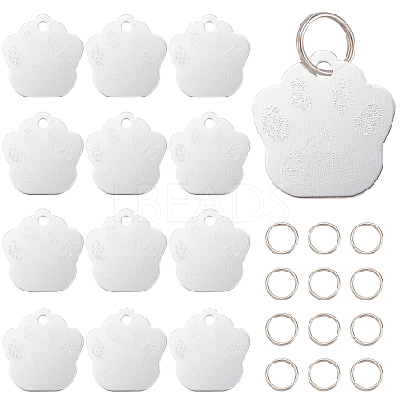 60Pcs 2 Style Aluminum Alloy Pendants ALUM-BC0001-63A-1
