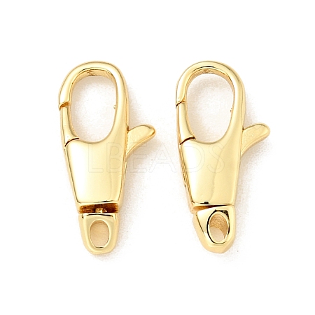 Brass Swivel Lobster Claw Clasps KK-G416-48G-1