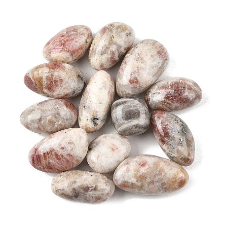 Natural Sunstone Beads G-G348-01B-34-1