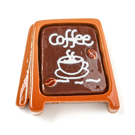 Coffee Theme Opaque Resin Decoden Cabochons RESI-M042-01E-1