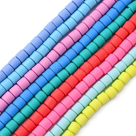 Handmade Polymer Clay Beads Strands CLAY-ZX006-01-M-1