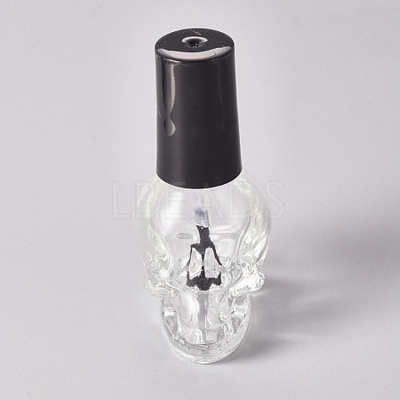 Transparent Glass Nail Polish Empty Bottle MRMJ-WH0058-02B-1