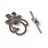 Tibetan Style Alloy Toggle Clasps LF0677Y-2