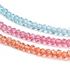 Transparent Painted Glass Beads Strands DGLA-A034-T1mm-A11-3