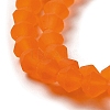 Imitate Austrian Crystal Frosted Glass Beads Strands EGLA-A039-T3mm-MD11-3