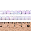 Anti-Tarnish Electroplate Glass Beads Strands GLAA-N057-6mm-05-4