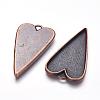 Tibetan Style Alloy Big Pendant Cabochon Settings RLF11251Y-NF-2
