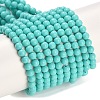 Synthetic Turquoise Beads Strands G-U004-02N-1