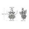 Tibetan Style Alloy Pendants TIBEP-4643-AS-LF-2