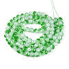 Baking Paint Glass Beads Strands DGLA-N015-8mm-09-2