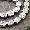 Electroplated Buddha Non-magnetic Synthetic Hematite Bead Strands G-E295-12-2