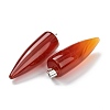 Natural Red Agate Pointed Pendants G-D040-01P-B02-3