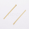 Brass Flat Head Pins KK-E725-02G-2