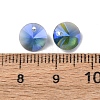 Faceted Glass Rhinestone Charms RGLA-F049-8mm-206PS-3