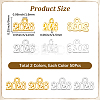 100Pcs 2 Colors Zinc Alloy Pendants FIND-SP0005-26-2