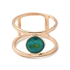 Alloy with Turquoise Round Finger Ring for Women FS-WGC40FF-01-2