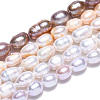 Natural Cultured Freshwater Pearl Beads Strands PEAR-N012-05W-3
