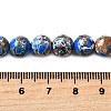 Dyed Natural Magnesite Beads Strands G-L617-D01-8mm-02-5