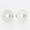Non-Tarnish 304 Stainless Steel Stud Earring Findings X-STAS-S079-34B-1