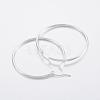 304 Stainless Steel Big Hoop Earrings EJEW-H327-01F-2