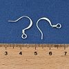 Brass Earring Hooks KK-H258-06E-S-3