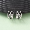 304 Stainless Steel C-Shaped Cuff Earrings EJEW-K268-86P-2