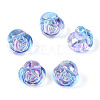 Electroplate Transparent Acrylic Beads LS-PACR-CJC0008-08E-1