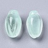 Transparent Spray Painted Glass Beads GLAA-N035-013-D03-3