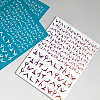 Silk Screen Printing Stencil DIY-WH0341-244-6