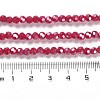 Electroplate Opaque Glass Beads Strands EGLA-A035-P4mm-A16-4