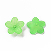 Frosted Acrylic Bead Caps MACR-S371-08A-734-2