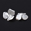 Flower Imitation Pearl Acrylic Bead Caps X-OACR-L004-7226-3