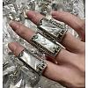 Alloy Acrylic Cuff Open Rings WG8CAE0-01-2